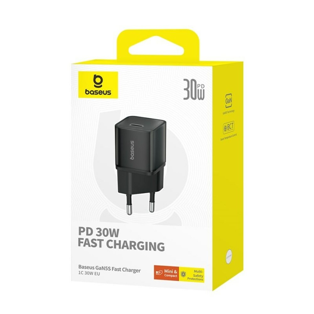 Wall Charger Baseus P10162504113-00 Black 30 W