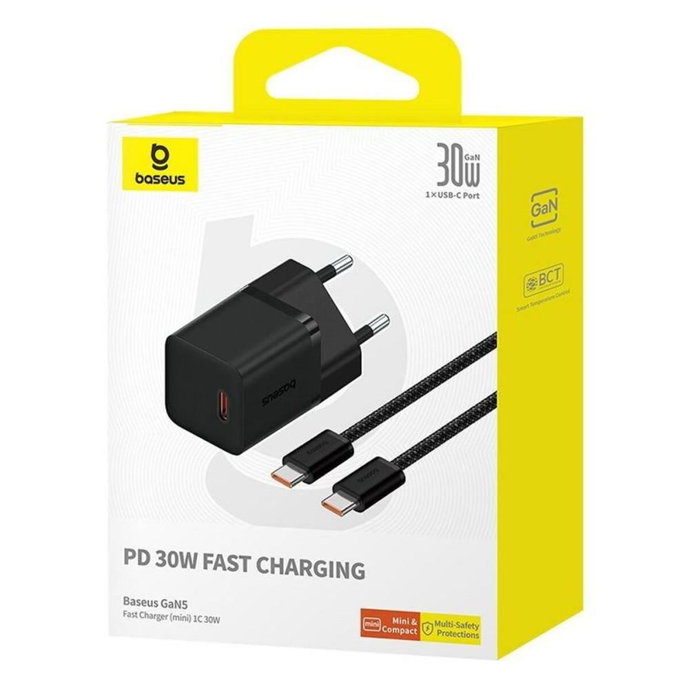 Wall Charger Baseus P10110902113-00 Black 30 W