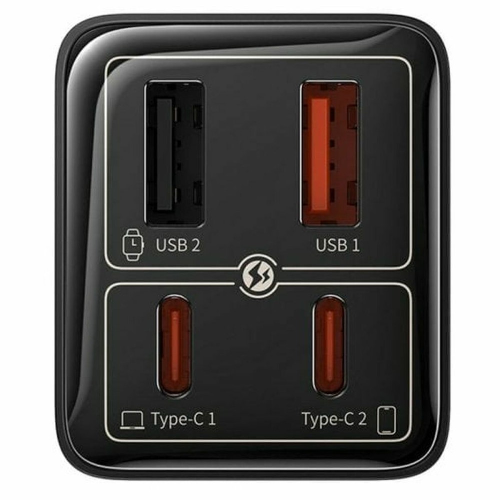 Wall Charger Baseus P10162701113-00 Black 65 W