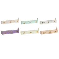 Burner Home ESPRIT Wood Aluminium 24 x 4 x 6 cm (12 Pieces) (6 Units)