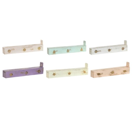 Burner Home ESPRIT Wood Aluminium 24 x 4 x 6 cm (12 Pieces) (6 Units)