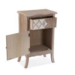 Nightstand Versa Lyra Paolownia wood MDF Wood 30 x 70 x 45 cm