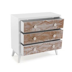 Commode Versa Sira Bois de pin Bois MDF 34 x 76 x 80 cm