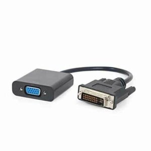 Adaptateur DVI vers VGA GEMBIRD A-DVID-VGAF-01 Noir 20 cm