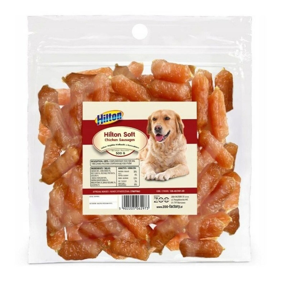 Hundesnack Hilton Soft chicken sausages Huhn 500 g