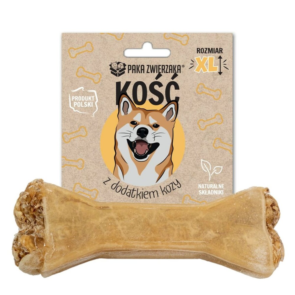 Snack pour chiens Paka Zwierzaka Bone with goat XL 17 cm Chèvre 115 g