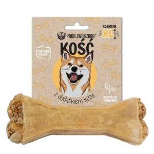 Snack pour chiens Paka Zwierzaka Bone with goat XL 17 cm Chèvre 115 g