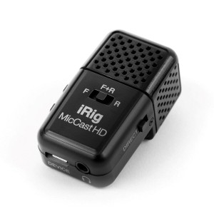 Mikrofon IK Multimedia IP-IRIG-CASTHD-IN Schwarz