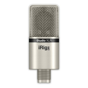 Mikrofon IK Multimedia IP-IRIG-MICSTDXLR-IN Silberfarben
