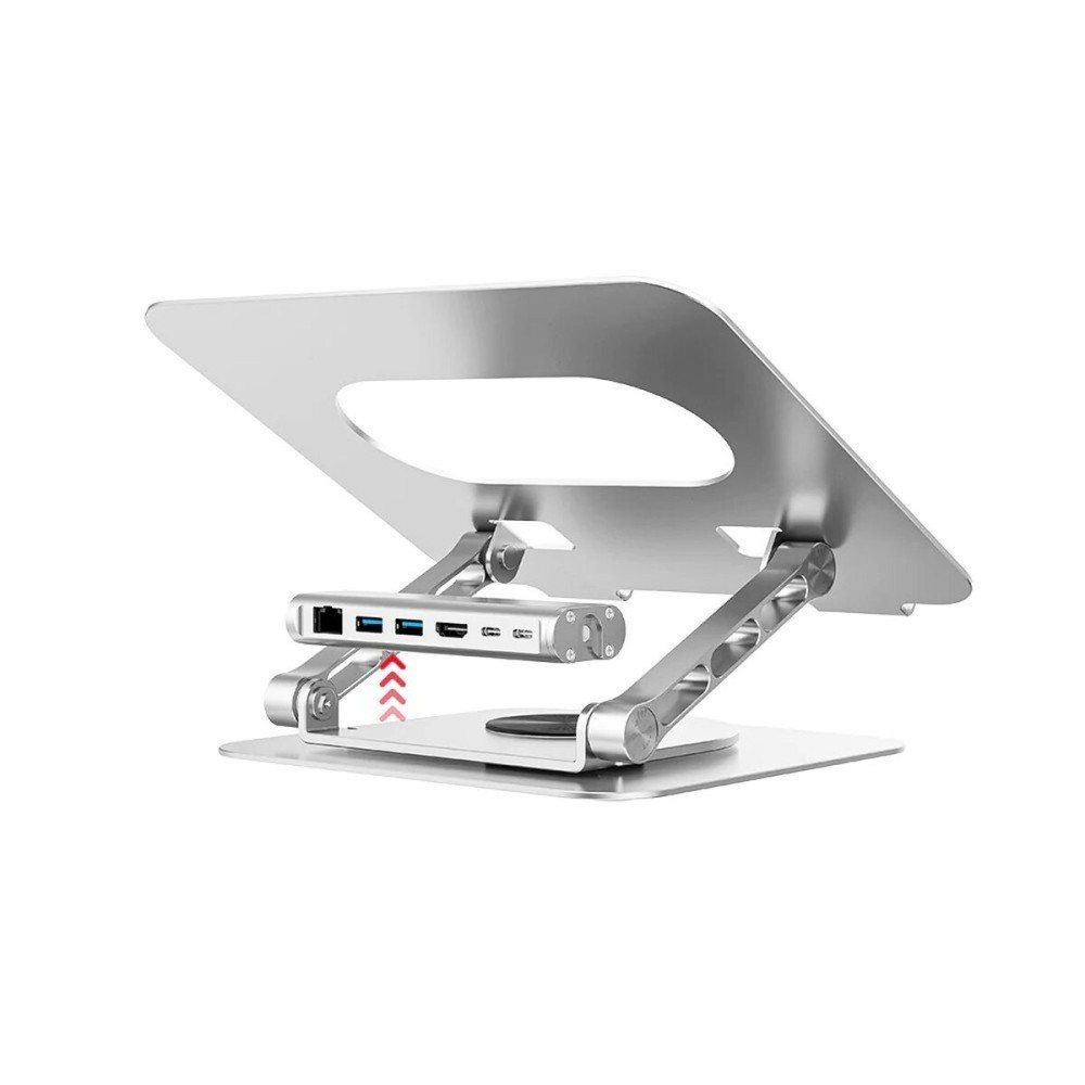 Zusammenklappbarer und verstellbarer Laptop-Ständer Unitek D1109B01 Aluminium