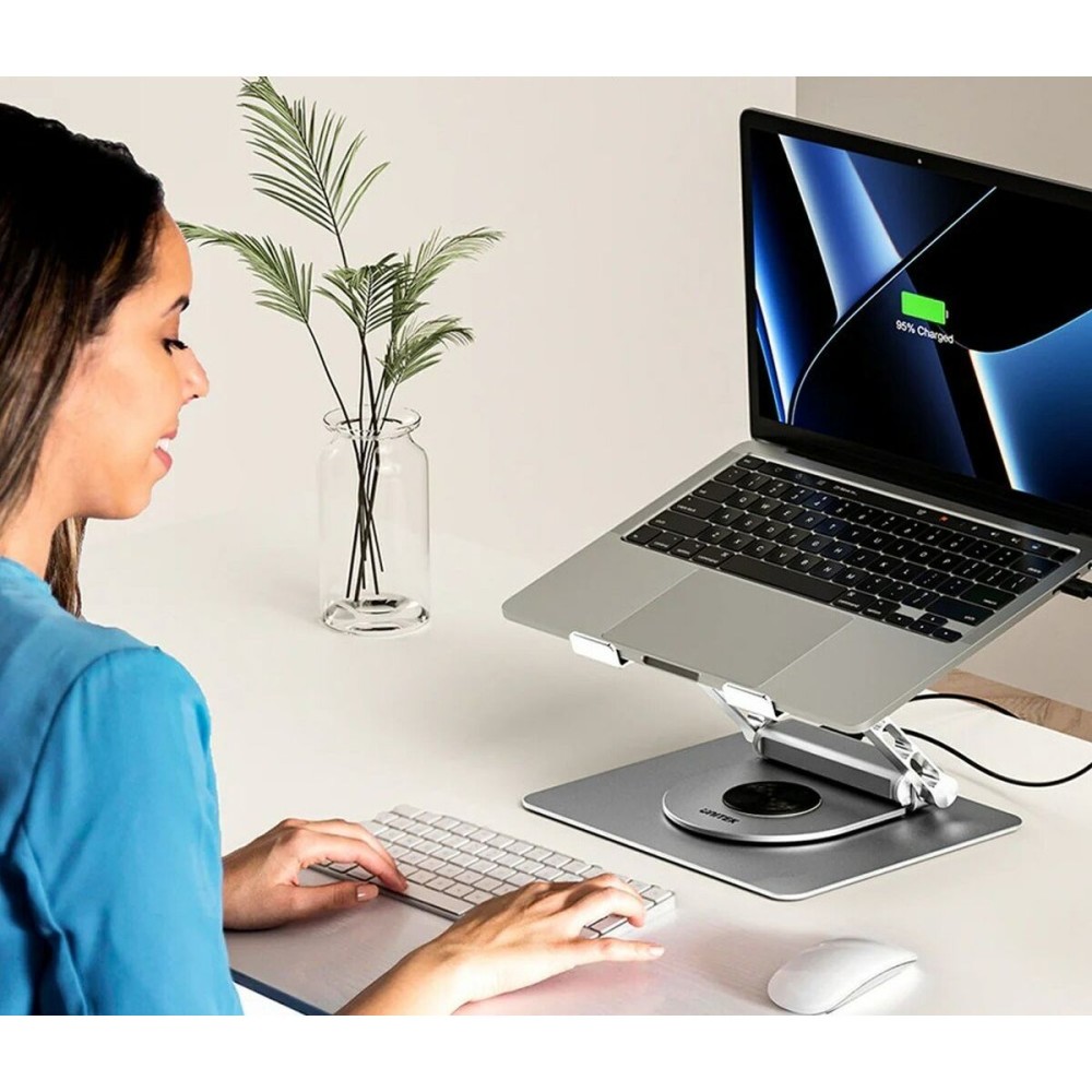 Zusammenklappbarer und verstellbarer Laptop-Ständer Unitek D1109B01 Aluminium