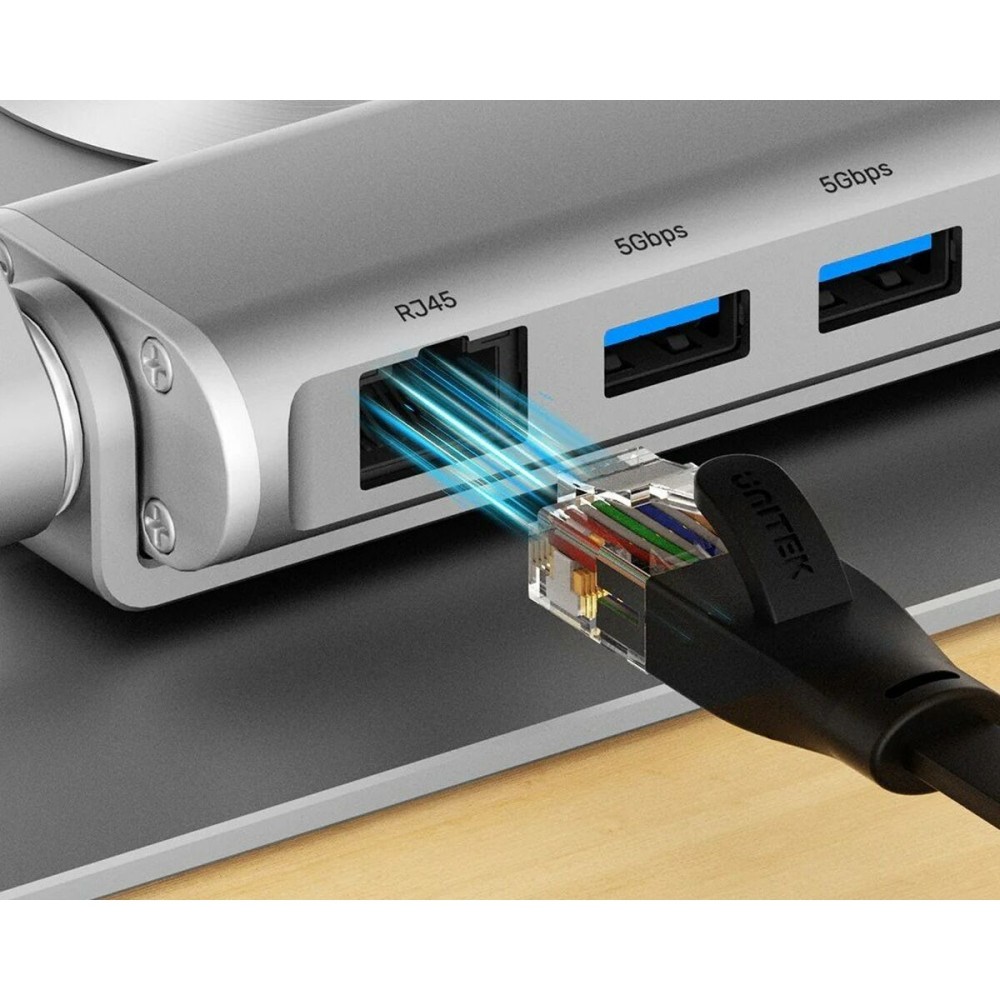 Zusammenklappbarer und verstellbarer Laptop-Ständer Unitek D1109B01 Aluminium
