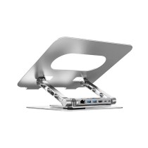 Zusammenklappbarer und verstellbarer Laptop-Ständer Unitek D1109B01 Aluminium