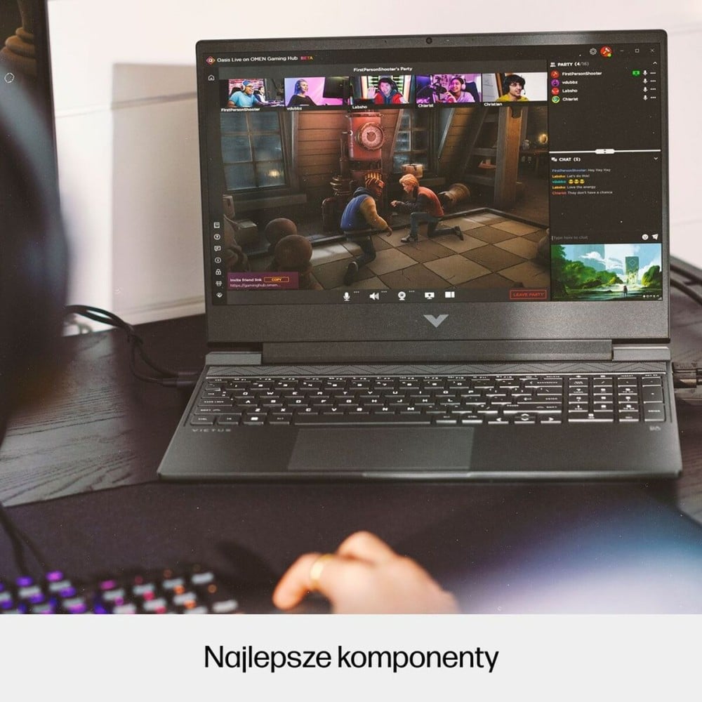 Ordinateur Portable HP 9W1Q0EA 15,6" intel core i5-13420h 16 GB RAM 512 GB SSD Nvidia Geforce RTX 4050