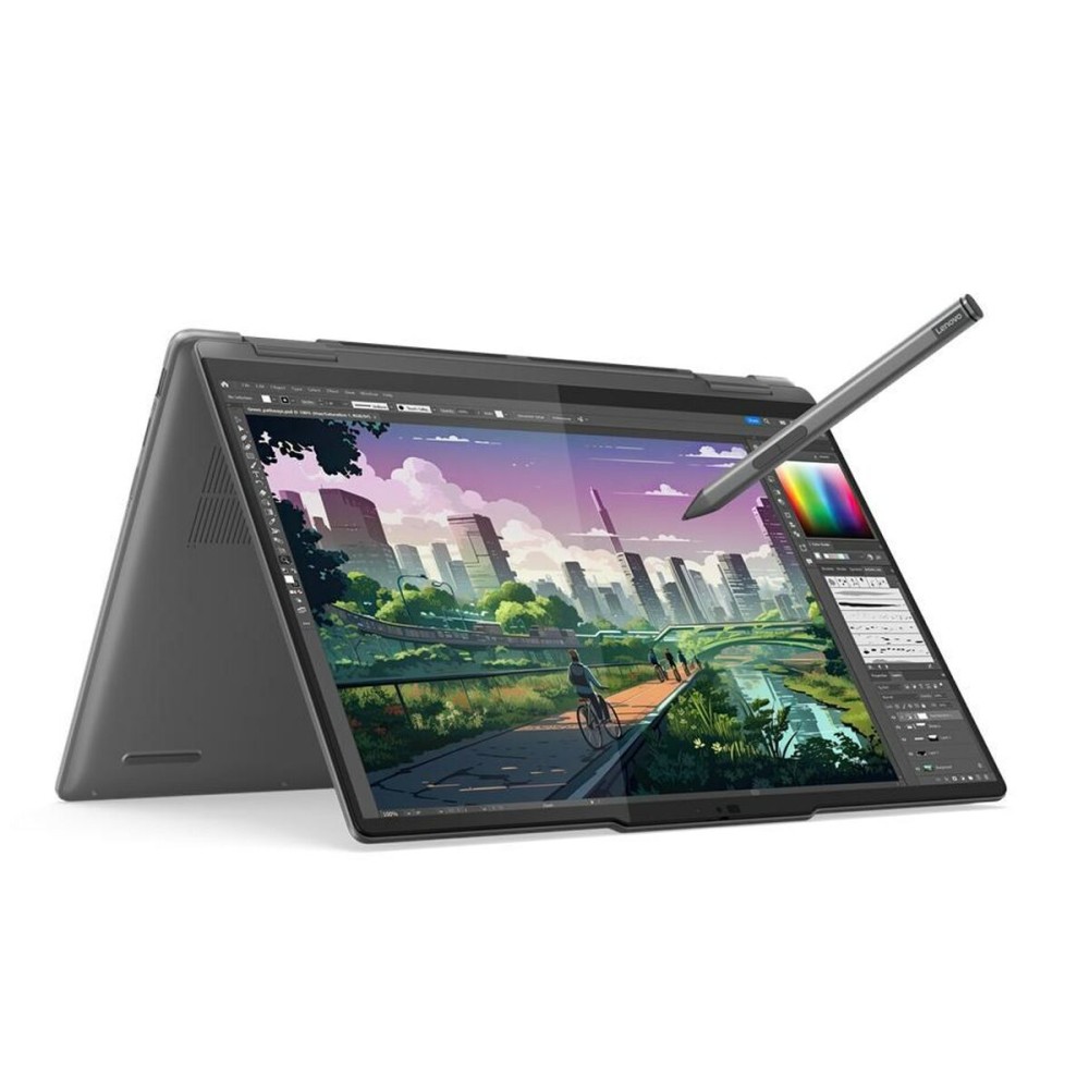 Ordinateur Portable Lenovo Yoga 7 14" AMD RYZEN 7 8840HS 16 GB RAM 512 GB SSD QWERTY