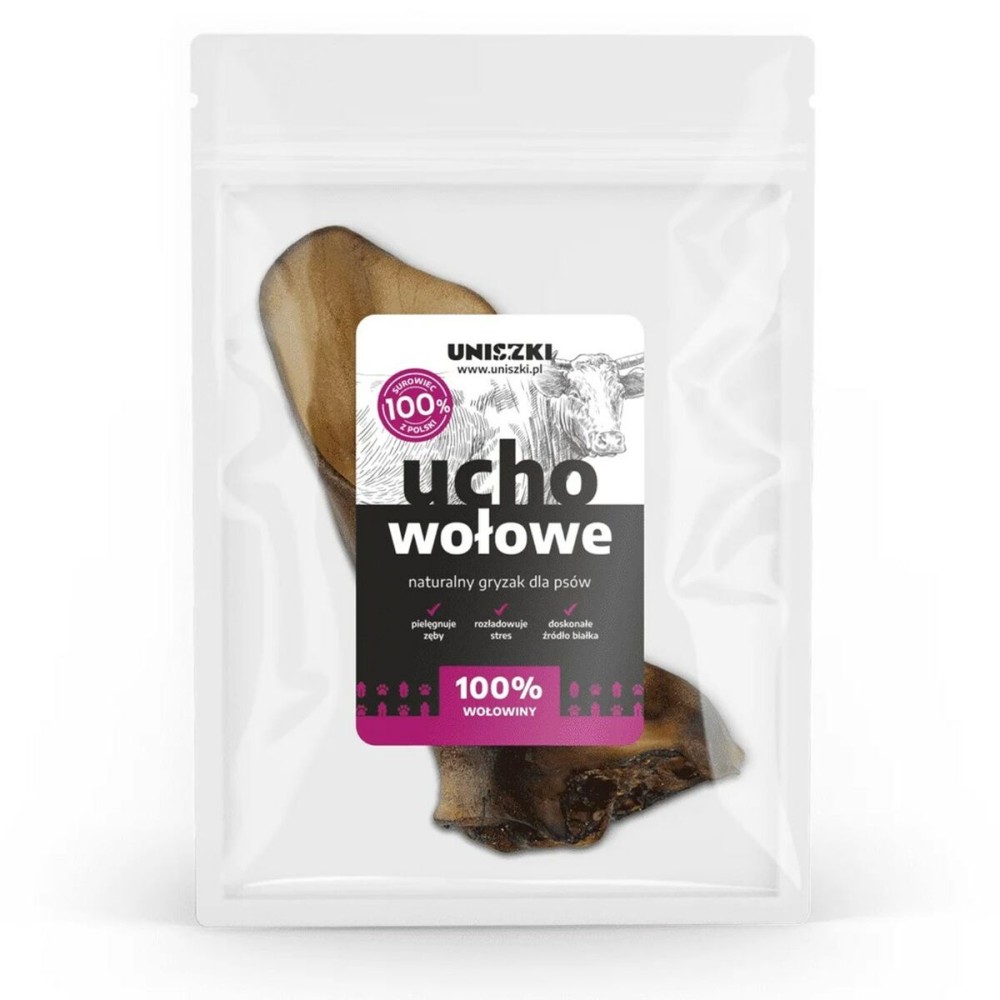 Hundesnack Uniszki Rind und Kalbfleisch Oreja