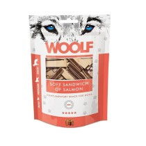 Hundesnack Woolf Soft Sandwich of Salmon Lachsfarben 100 g