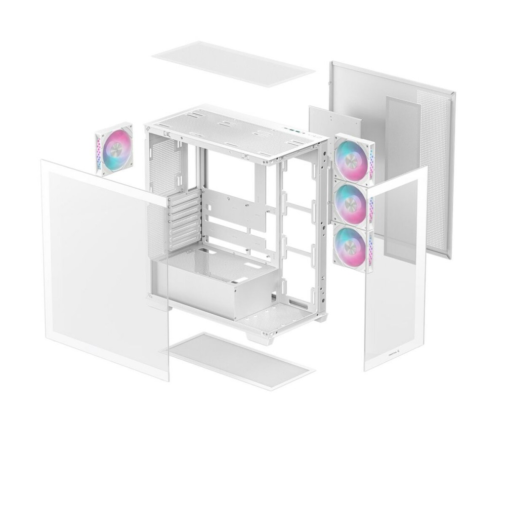 ATX Semi-tower Box DEEPCOOL R-CG580-WHADA4-G-1 White Multicolour