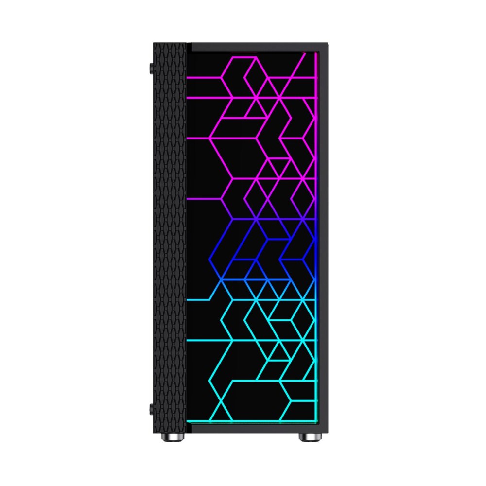 Boîtier ATX semi-tour GEMBIRD Fornax 2500 ARGB Noir Multicouleur