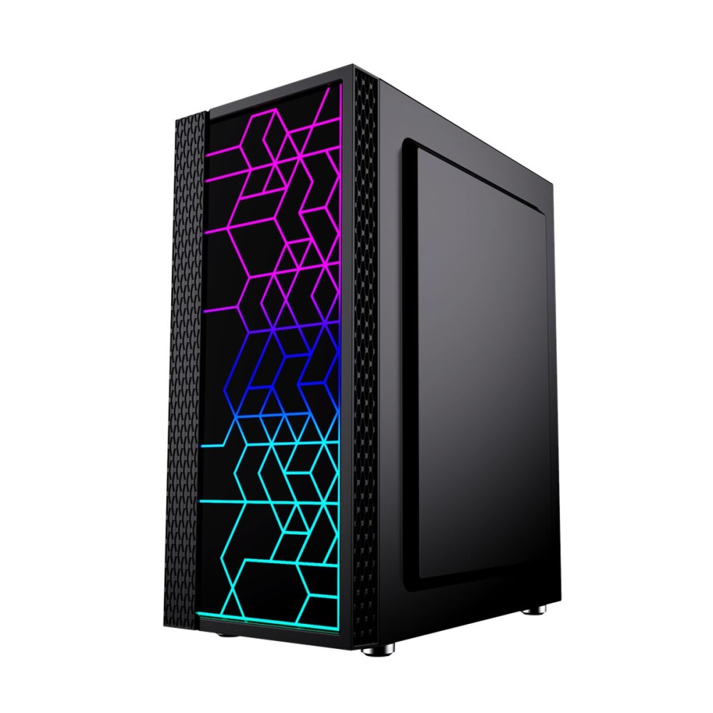 Boîtier ATX semi-tour GEMBIRD Fornax 2500 ARGB Noir Multicouleur