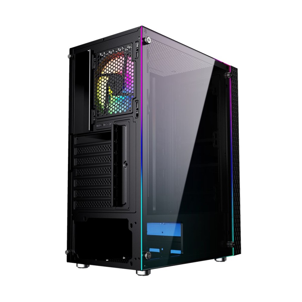 Boîtier ATX semi-tour GEMBIRD Fornax 2500 ARGB Noir Multicouleur