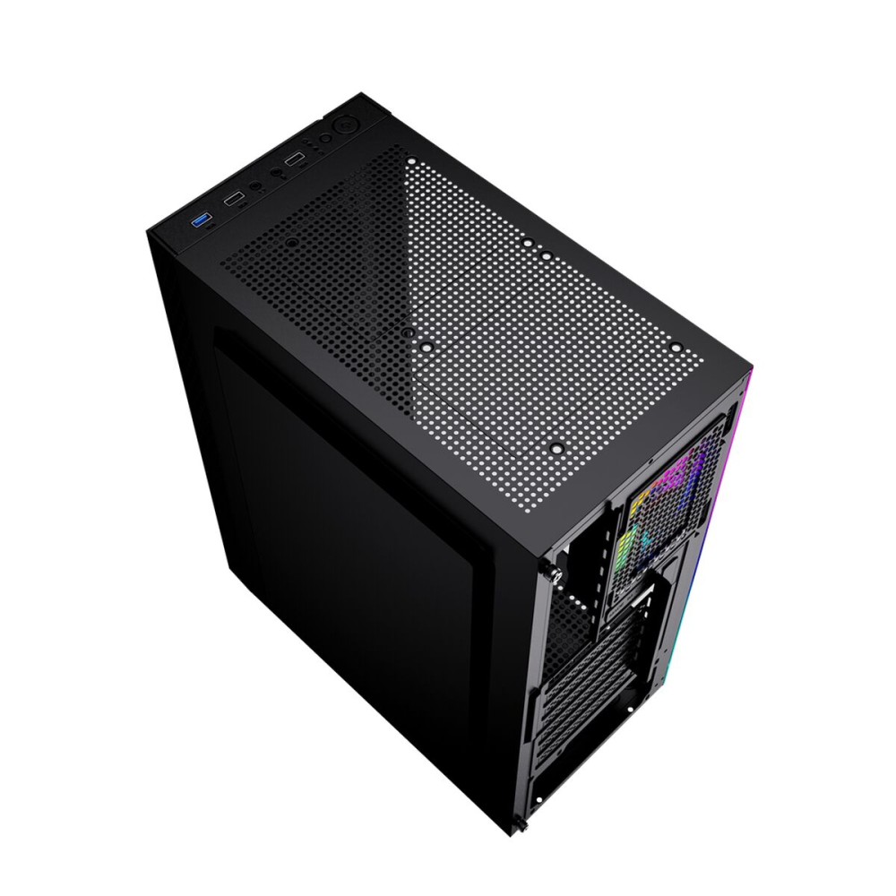 ATX Semi-Tower Gehäuse GEMBIRD Fornax 2500 ARGB Schwarz Bunt