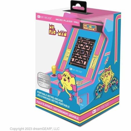 Tragbare Spielekonsole My Arcade Micro Player PRO - Ms. Pac-Man Retro Games Blau