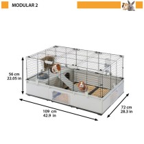Käfig Ferplast Metall Wiederverwerteter Kunststoff 109 x 72 x 56 cm