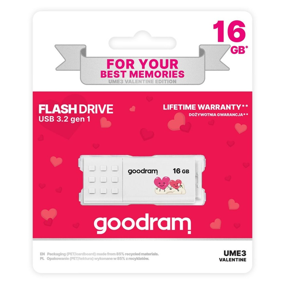 Clé USB GoodRam UME3-0160W0R11-V Blanc 16 GB
