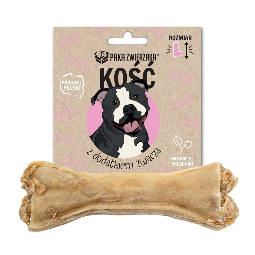 Snack pour chiens Paka Zwierzaka Bone with tripe additive L 13,5 cm Viande de bœuf 70 g