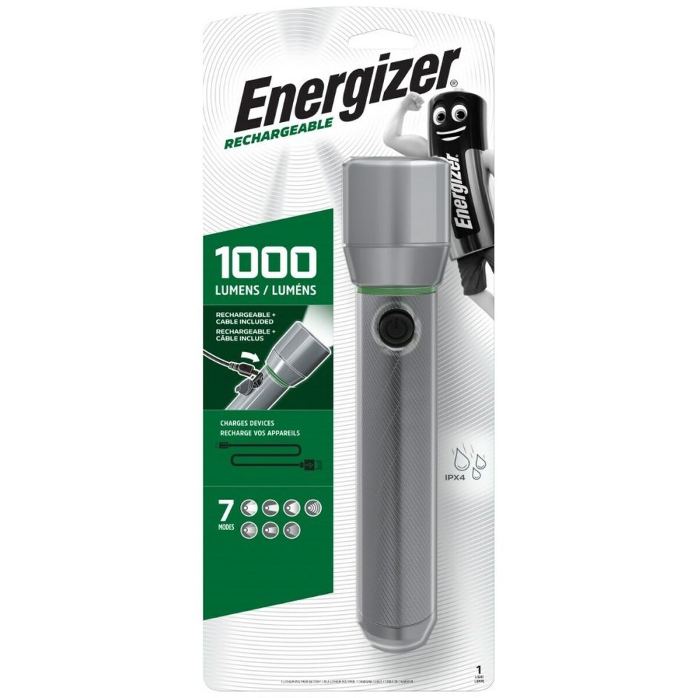 Lampe Torche LED Energizer Metal Vision HD 1000 Lm 250 Lm