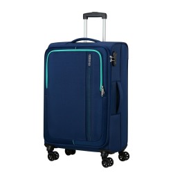 Cabin suitcase American Tourister 146675-6636 Blue 61 L 68 x 43 x 25 cm