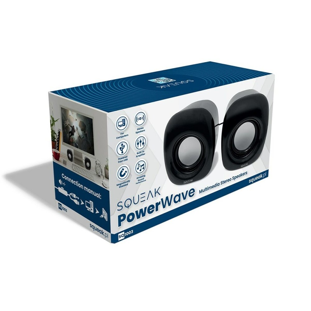 Laptop-Lautsprecher SQUEAK SQ1003 Schwarz 8 W