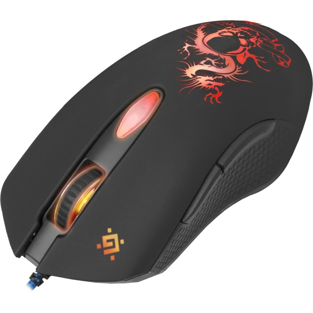 Gaming Maus Defender GM-090L Schwarz 3200 DPI