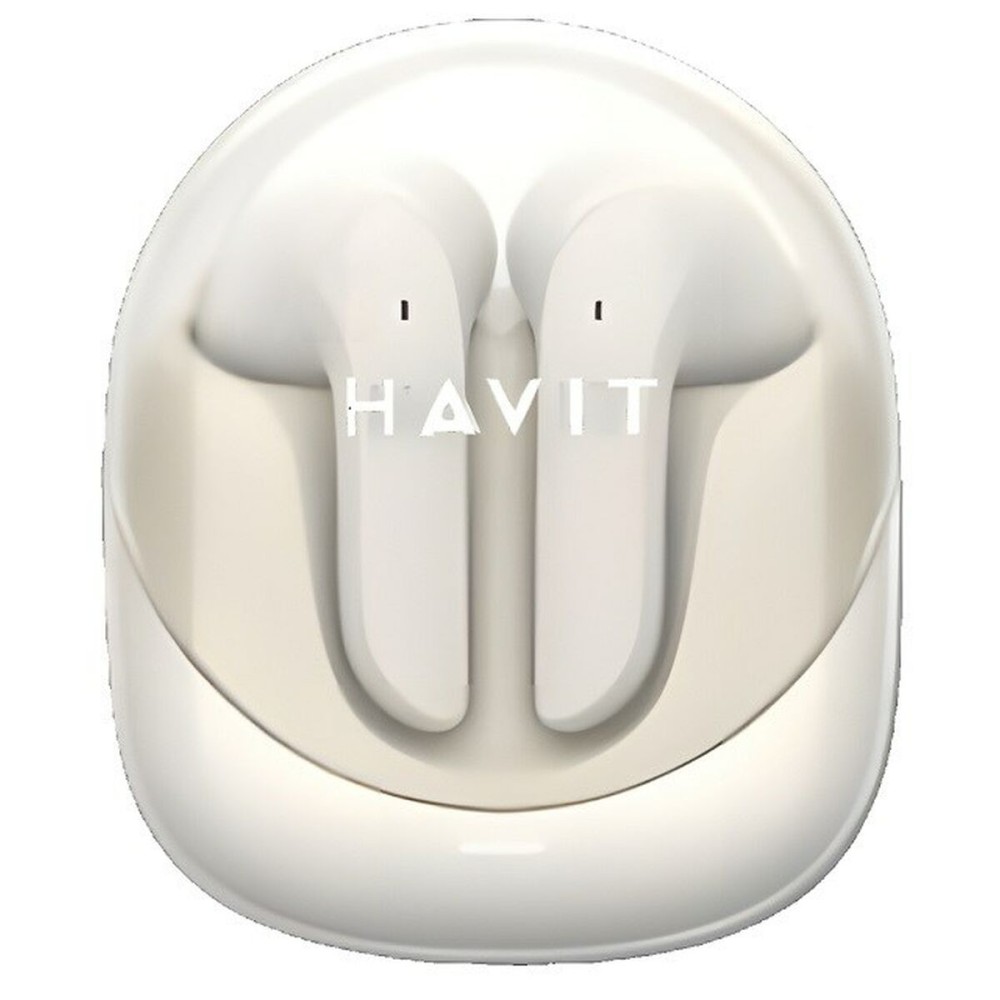 Écouteurs Sans Fil avec Étui de Charge Havit Modern Buds Beige
