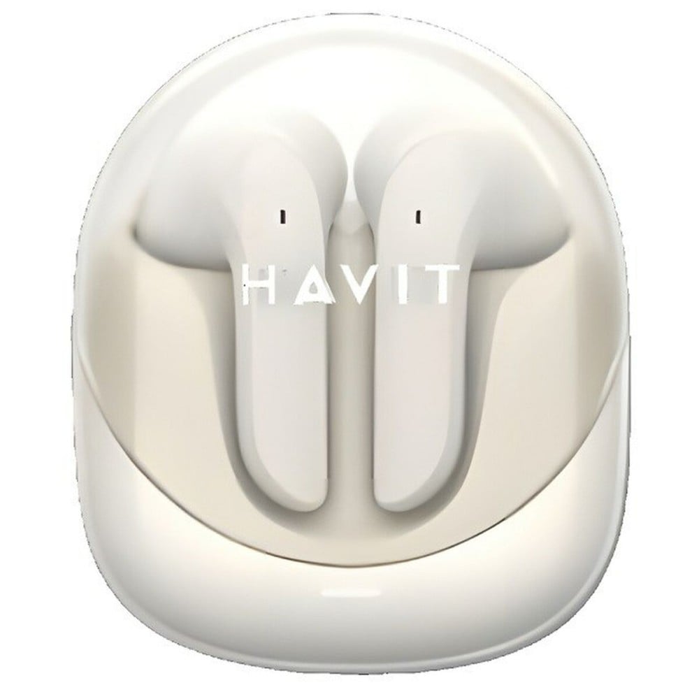 Kabellose Kopfhörer mit Ladebox Havit Modern Buds Beige