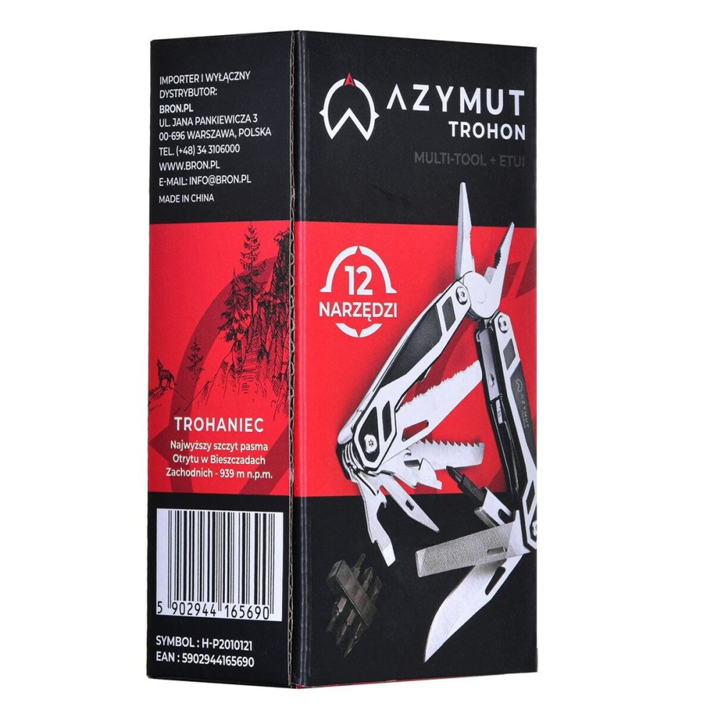 Multifunktionsmesser Azymut H-P2010121 Schwarz Silberfarben