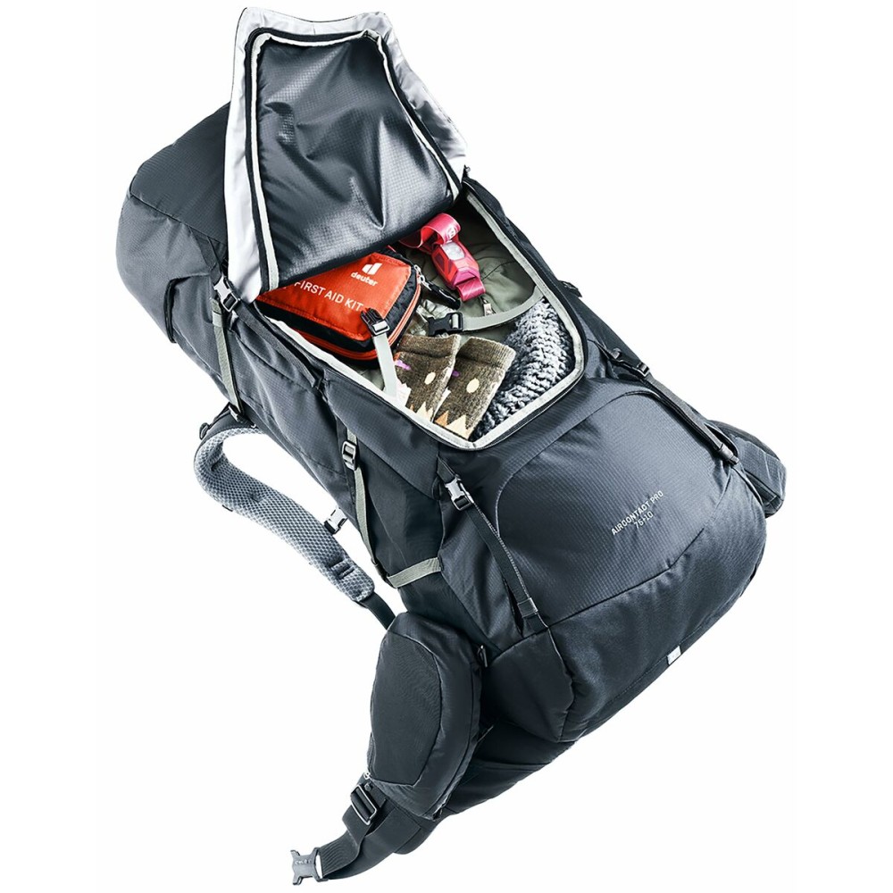 Mountain Backpack Deuter Aircontact Pro 75+10 Black 85 L