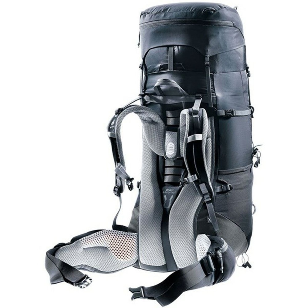 Hiking Backpack Deuter Aircontact Lite 45+10 SL Black Polyester 55 L