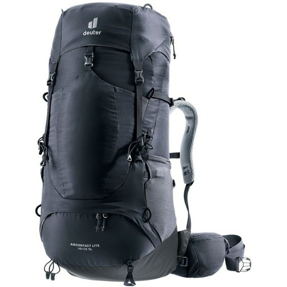 Hiking Backpack Deuter Aircontact Lite 45+10 SL Black Polyester 55 L