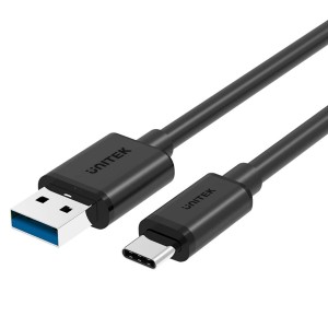 USB A zu USB-C-Kabel Unitek Y-C474BK+ Schwarz 1 m