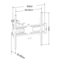 Wandhalterung MacLean 80" 50 kg