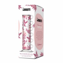 6 Piece Coffee Cup Set Bialetti 29596 White Pink Porcelain 90 ml (6 Units)
