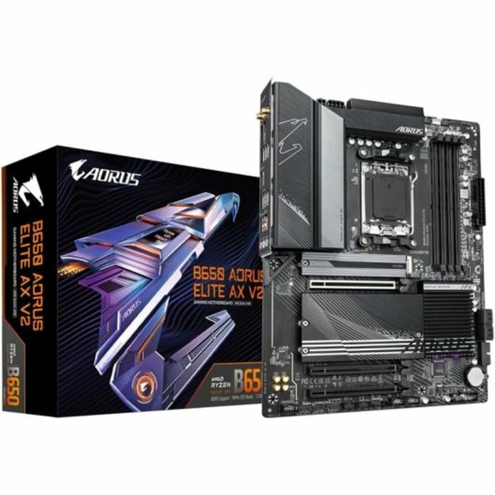 Carte Mère Gigabyte B650 AORUS ELITE AX V2 Intel Wi-Fi 6 AMD B650 AMD AM5