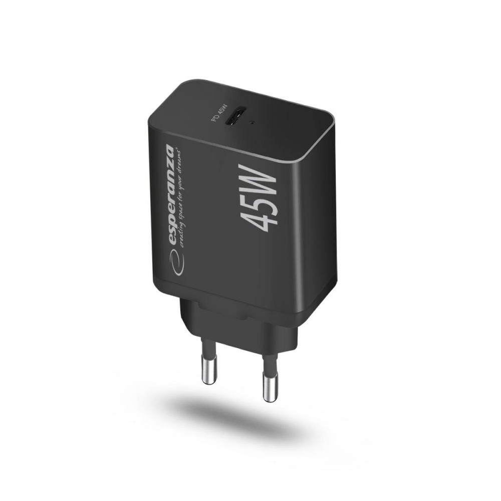Chargeur mural Esperanza EZC108K Noir