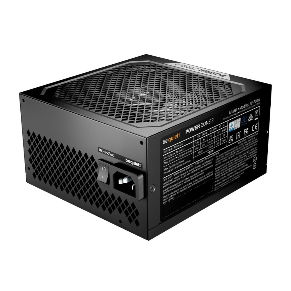 Stromquelle Be Quiet! BP006EU ATX 750 W RoHS CE 80 PLUS Platinum WEEE BSMI CB