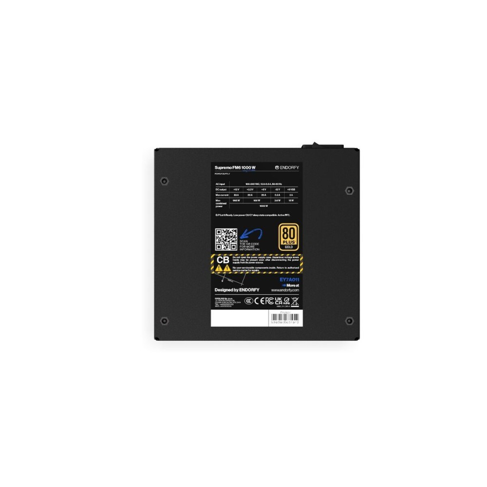 Bloc d’Alimentation Endorfy EY7A011 ATX 1000 W 80 Plus Gold