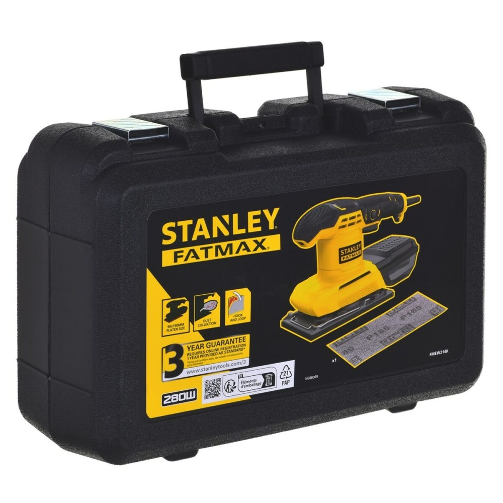 Schwingschleifer Stanley FMEW214K-QS 280 W 187 x 90 mm 24000 spm
