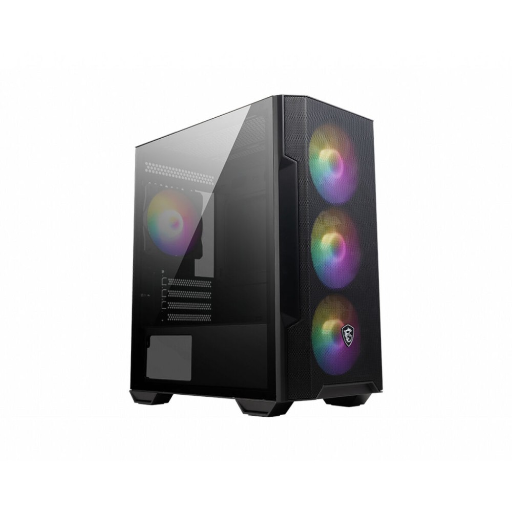 ATX Semi-Tower Gehäuse MSI MAG FORGE M100R Weiß Schwarz Bunt