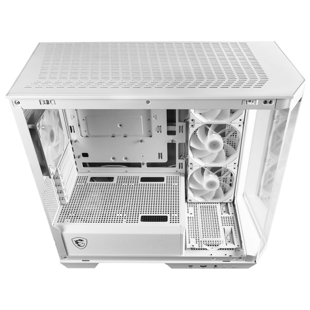 ATX Semi-Tower Gehäuse MSI MAG PANO M100R PZ Weiß Bunt